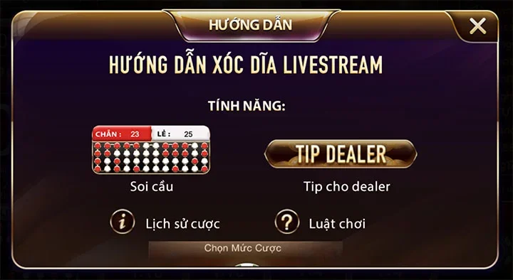 Mẹo đặt tiền xóc đĩa livestream Zowin hiệu quả